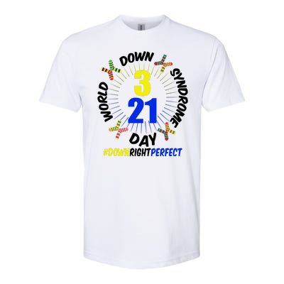 World Down Syndrome Day #DownRightPerfect Softstyle® CVC T-Shirt