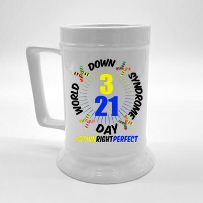 World Down Syndrome Day #DownRightPerfect Beer Stein