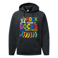 World Down Syndrome Day Awareness Rock Your Socks Performance Fleece Hoodie