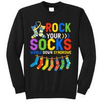 World Down Syndrome Day Awareness Rock Your Socks Tall Sweatshirt