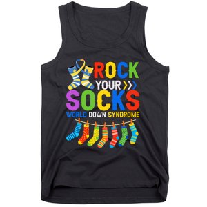 World Down Syndrome Day Awareness Rock Your Socks Tank Top