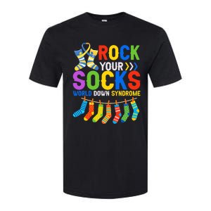 World Down Syndrome Day Awareness Rock Your Socks Softstyle CVC T-Shirt