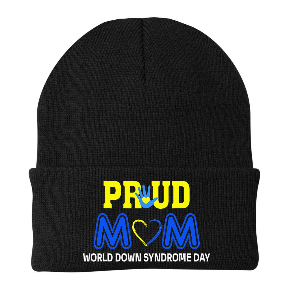 World Down Syndrome Day Mom Awareness March 21 Beanie