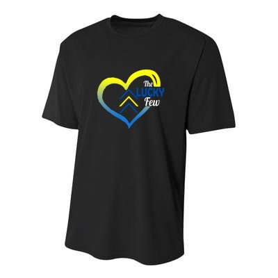 World Down Syndrome Awareness Day 3 Arrows Lucky Few Tattoo Day Youth Performance Sprint T-Shirt