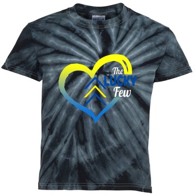 World Down Syndrome Awareness Day 3 Arrows Lucky Few Tattoo Day Kids Tie-Dye T-Shirt