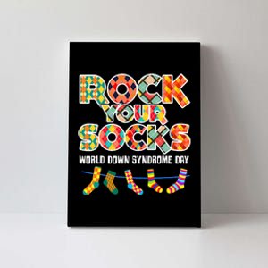 World Down Syndrome Day Rock Your Socks Awareness Canvas