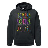 World Down Syndrome Rock Your Socks Awareness Performance Fleece Hoodie