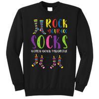 World Down Syndrome Rock Your Socks Awareness Sweatshirt