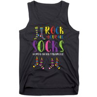 World Down Syndrome Rock Your Socks Awareness Tank Top