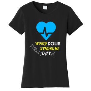 World Down Syndrom Day Heart Relaxed Fit Gift Women's T-Shirt