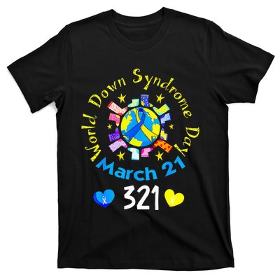 World Down Syndrome Day Awareness Socks Down Right T-Shirt