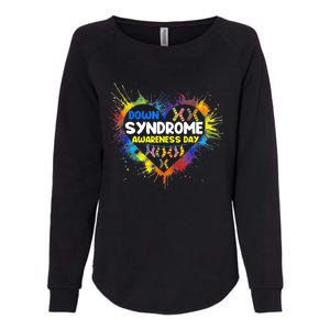 World Down Syndrome Day Awareness Socks 21 March Gifts Womens California Wash Sweatshirt