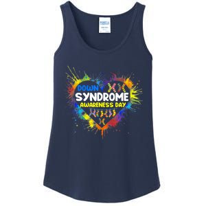 World Down Syndrome Day Awareness Socks 21 March Gifts Ladies Essential Tank