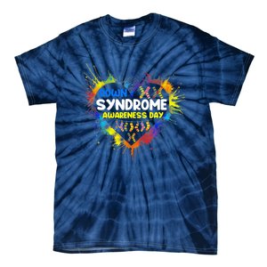 World Down Syndrome Day Awareness Socks 21 March Gifts Tie-Dye T-Shirt