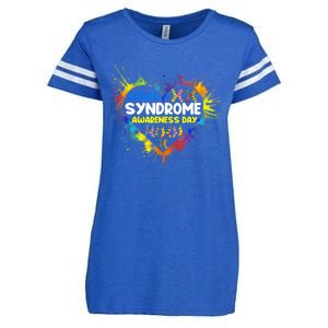 World Down Syndrome Day Awareness Socks 21 March Gifts Enza Ladies Jersey Football T-Shirt