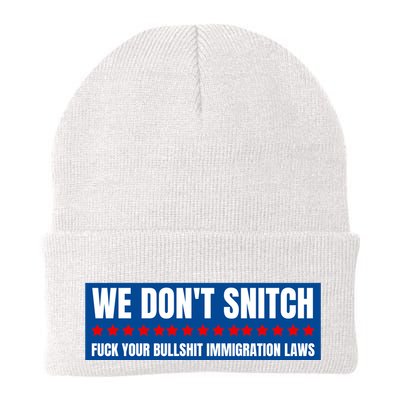 We DonT Snitch Antitrump Knit Cap Winter Beanie