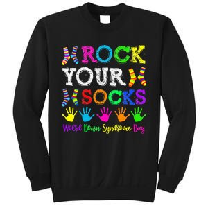 World Down Syndrome Day Rock Your Socks Awareness Support Sweatshirt