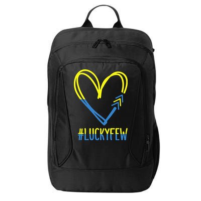 World Down Syndrome Awareness Day 3 Arrows Lucky Few Tattoo City Backpack
