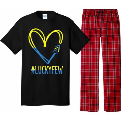 World Down Syndrome Awareness Day 3 Arrows Lucky Few Tattoo Pajama Set