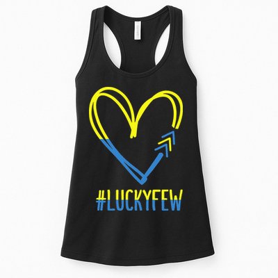 World Down Syndrome Awareness Day 3 Arrows Lucky Few Tattoo Womens Tank Top
