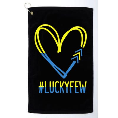World Down Syndrome Awareness Day 3 Arrows Lucky Few Tattoo Golf Towel