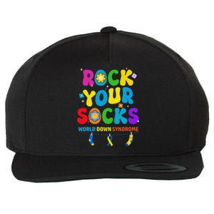 World Down Syndrome Day Rock Your Socks Awareness Wool Snapback Cap