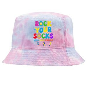 World Down Syndrome Day Rock Your Socks Awareness Tie-Dyed Bucket Hat