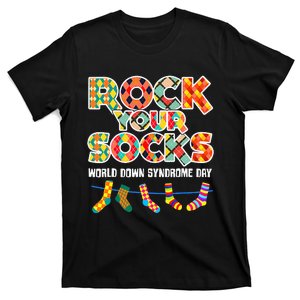 World Down Syndrome Day Rock Your Socks Awareness T-Shirt