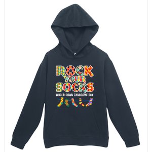 World Down Syndrome Day Rock Your Socks Awareness Urban Pullover Hoodie