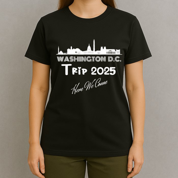 Washington D.C Skyline Trip 2025 Here We Come Matching Team T-Shirt