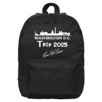 Washington D.C Skyline Trip 2025 Here We Come Matching Team 16 in Basic Backpack