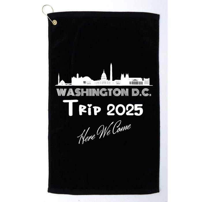 Washington D.C Skyline Trip 2025 Here We Come Matching Team Golf Towel