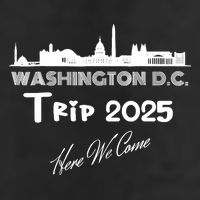 Washington D.C Skyline Trip 2025 Here We Come Matching Team Golf Towel