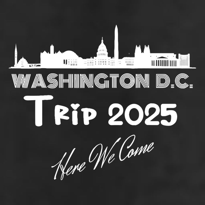Washington D.C Skyline Trip 2025 Here We Come Matching Team Golf Towel
