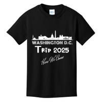 Washington D.C Skyline Trip 2025 Here We Come Matching Team Kids T-Shirt