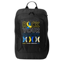 World Down Syndrome Day Rock Your Socks Awareness City Backpack