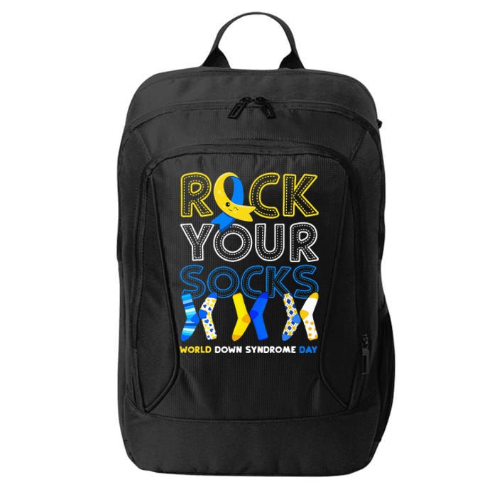 World Down Syndrome Day Rock Your Socks Awareness City Backpack