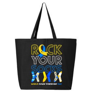 World Down Syndrome Day Rock Your Socks Awareness 25L Jumbo Tote