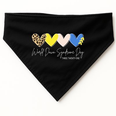 World Down Syndrome Awareness Day 3.21 Trisomy Support USA-Made Doggie Bandana