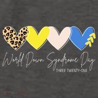 World Down Syndrome Awareness Day 3.21 Trisomy Support Vector Backpack