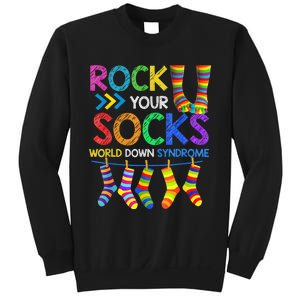 World Down Syndrome Day Rock Your Socks Awareness Sweatshirt