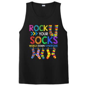 World Down Syndrome Day Rock Your Socks Awareness PosiCharge Competitor Tank