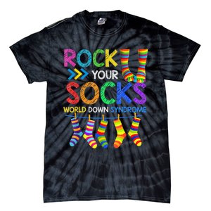 World Down Syndrome Day Rock Your Socks Awareness Tie-Dye T-Shirt