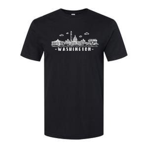 Washington Dc Skyline Softstyle CVC T-Shirt