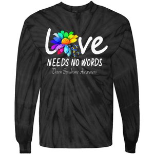 World Down Syndrome Day - Rock Your Socks Awareness Tie-Dye Long Sleeve Shirt