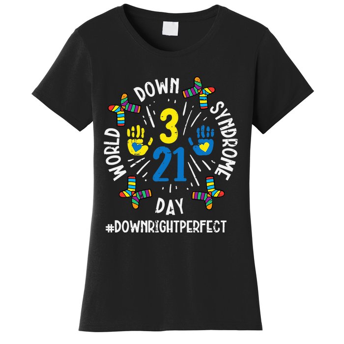 World Down Syndrome Day 321 Awareness Support Women's T-Shirt