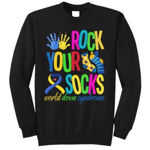 World Down Syndrome Day Quote Rock Your Socks Cool Awareness Sweatshirt