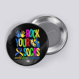 World Down Syndrome Day Quote Rock Your Socks Cool Awareness Button