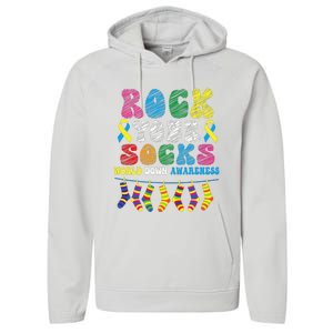 World Down Syndrome Day, Rock Your Socks Awareness Performance Fleece Hoodie