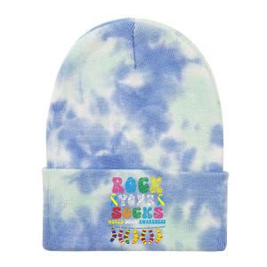 World Down Syndrome Day, Rock Your Socks Awareness Tie Dye 12in Knit Beanie